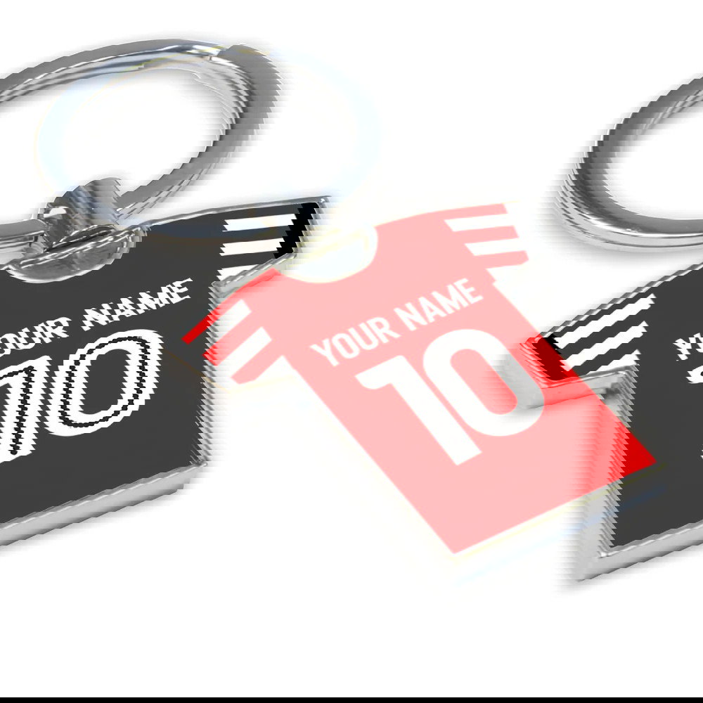 Personalised Sunderland Football Shirt Key Ring
