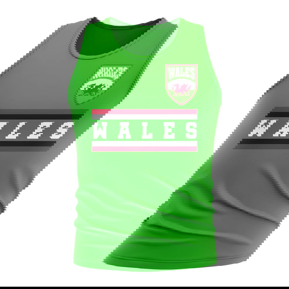 Wales Core Football Country Sleeveless Tee (Green)
