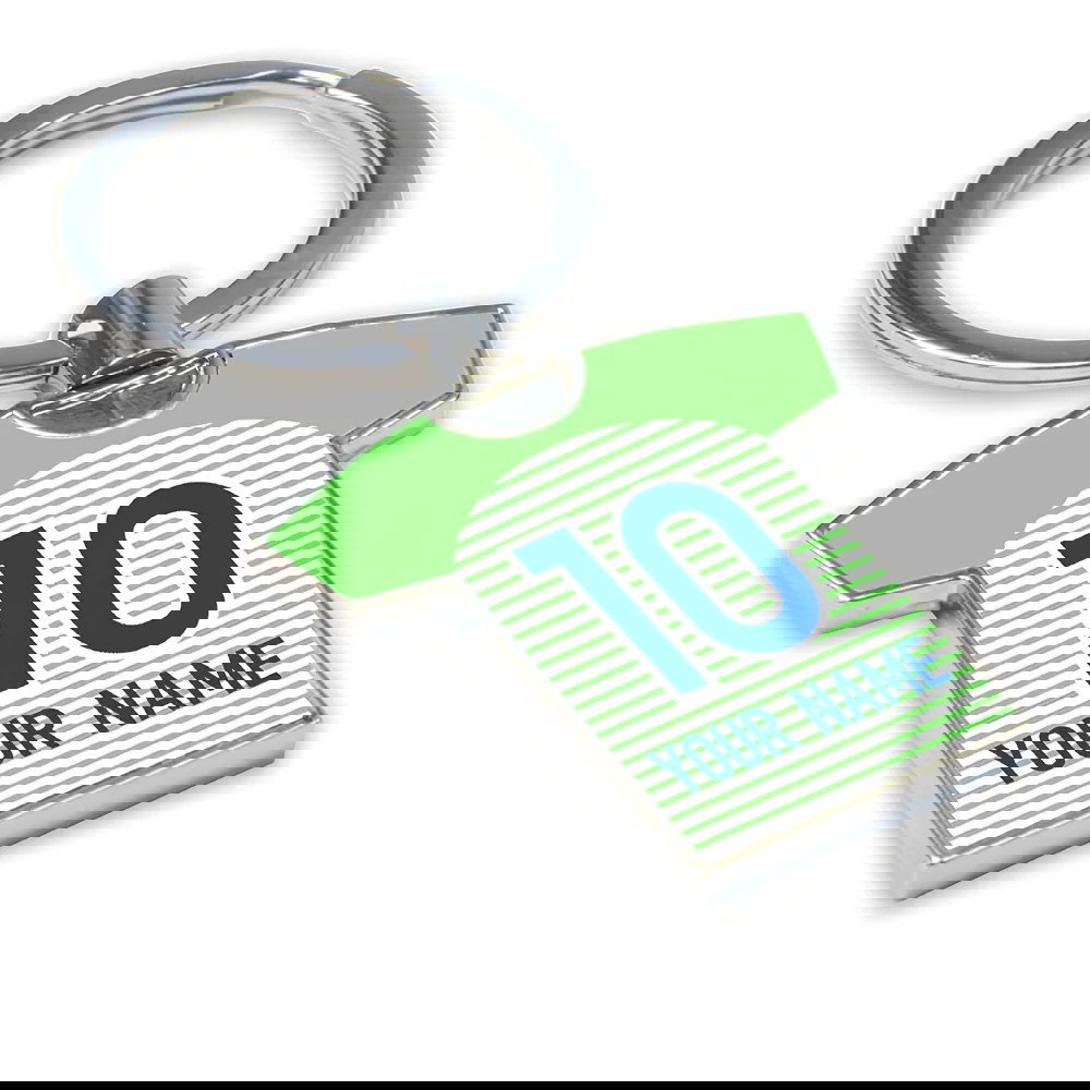 Personalised Wolfsburg Football Shirt Key Ring