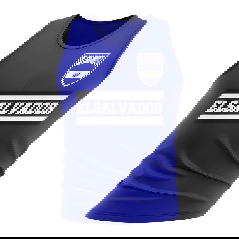 El Salvador Core Football Country Sleeveless Tee (Royal)