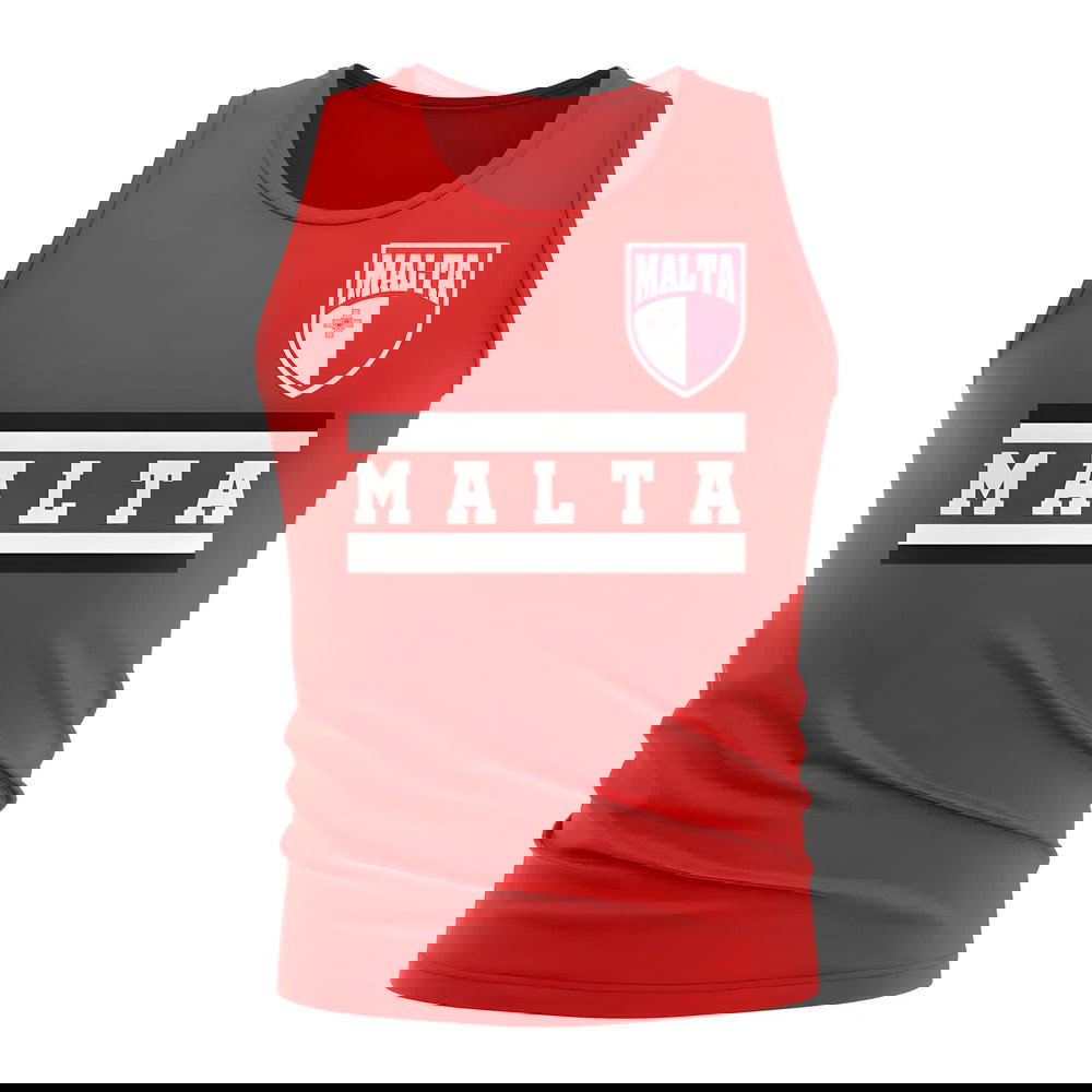 Malta Core Football Country Sleeveless Tee (Red)