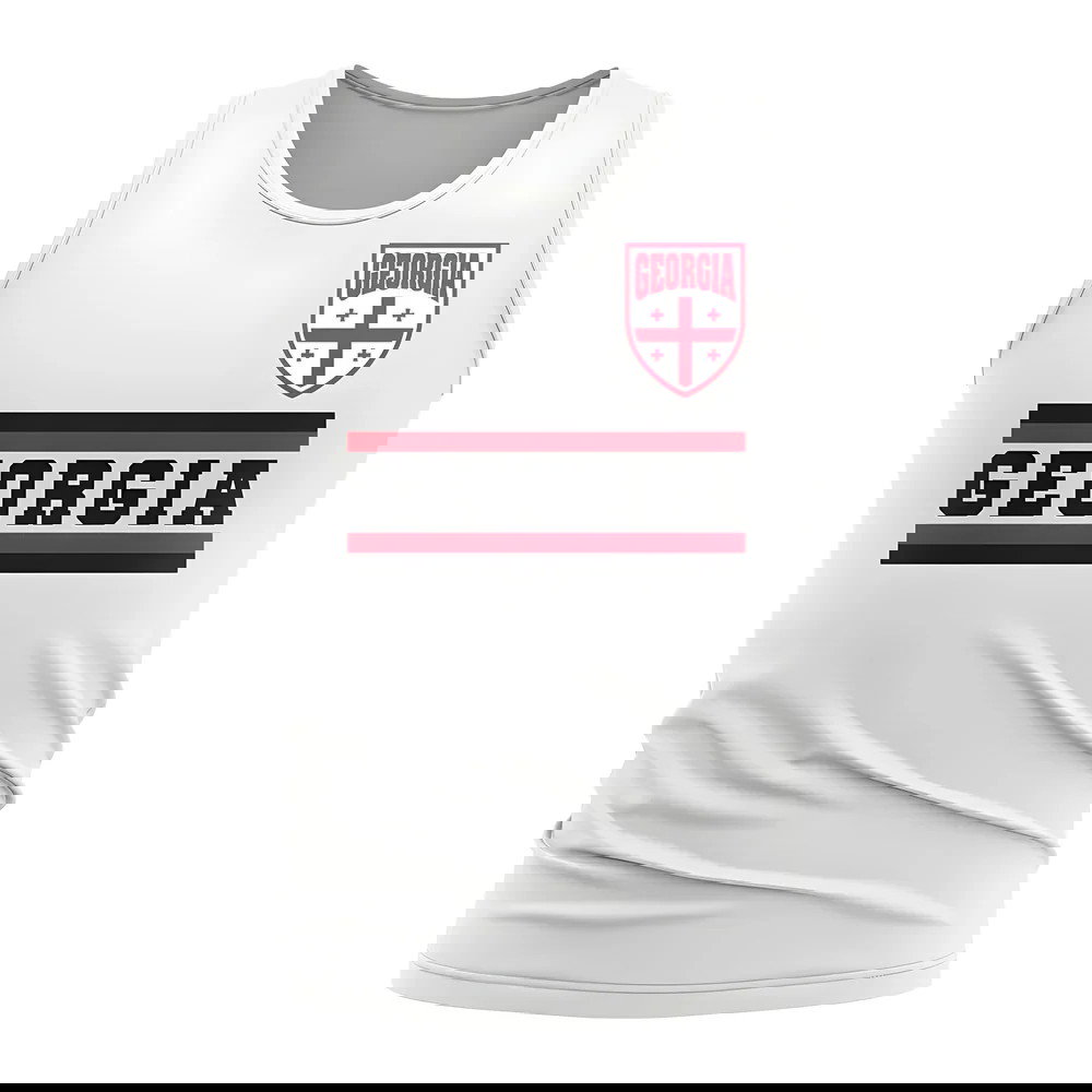 Georgia Core Football Country Sleeveless Tee (White)