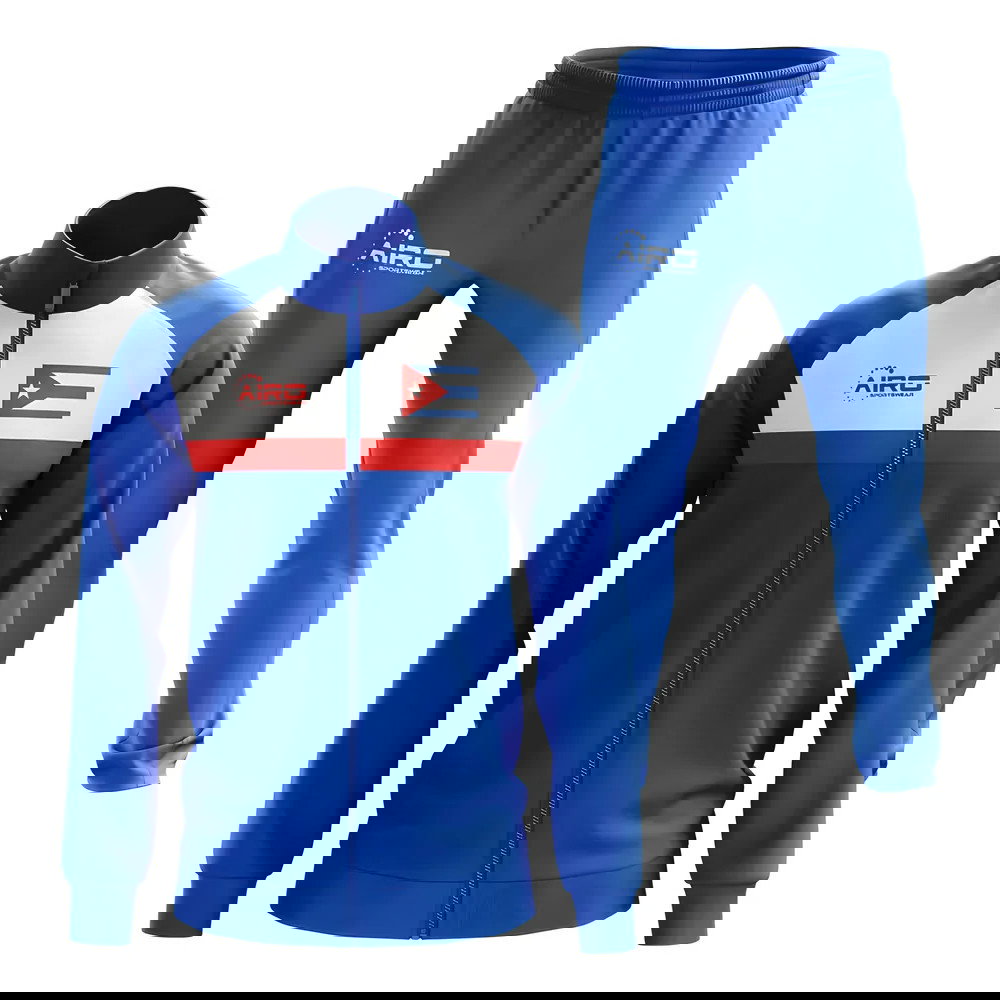 Cuba Concept Football Tracksuit (Blue)