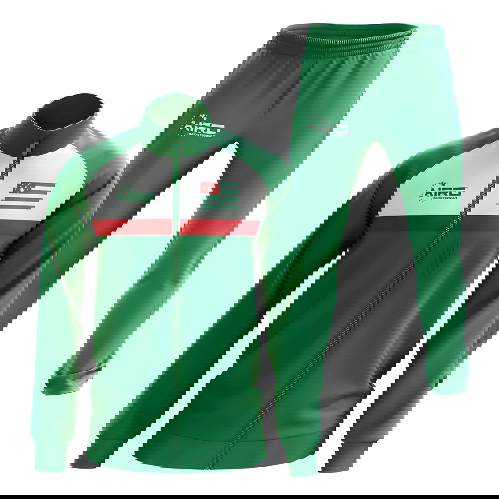 Abkhazia Concept Football Tracksuit (Green)