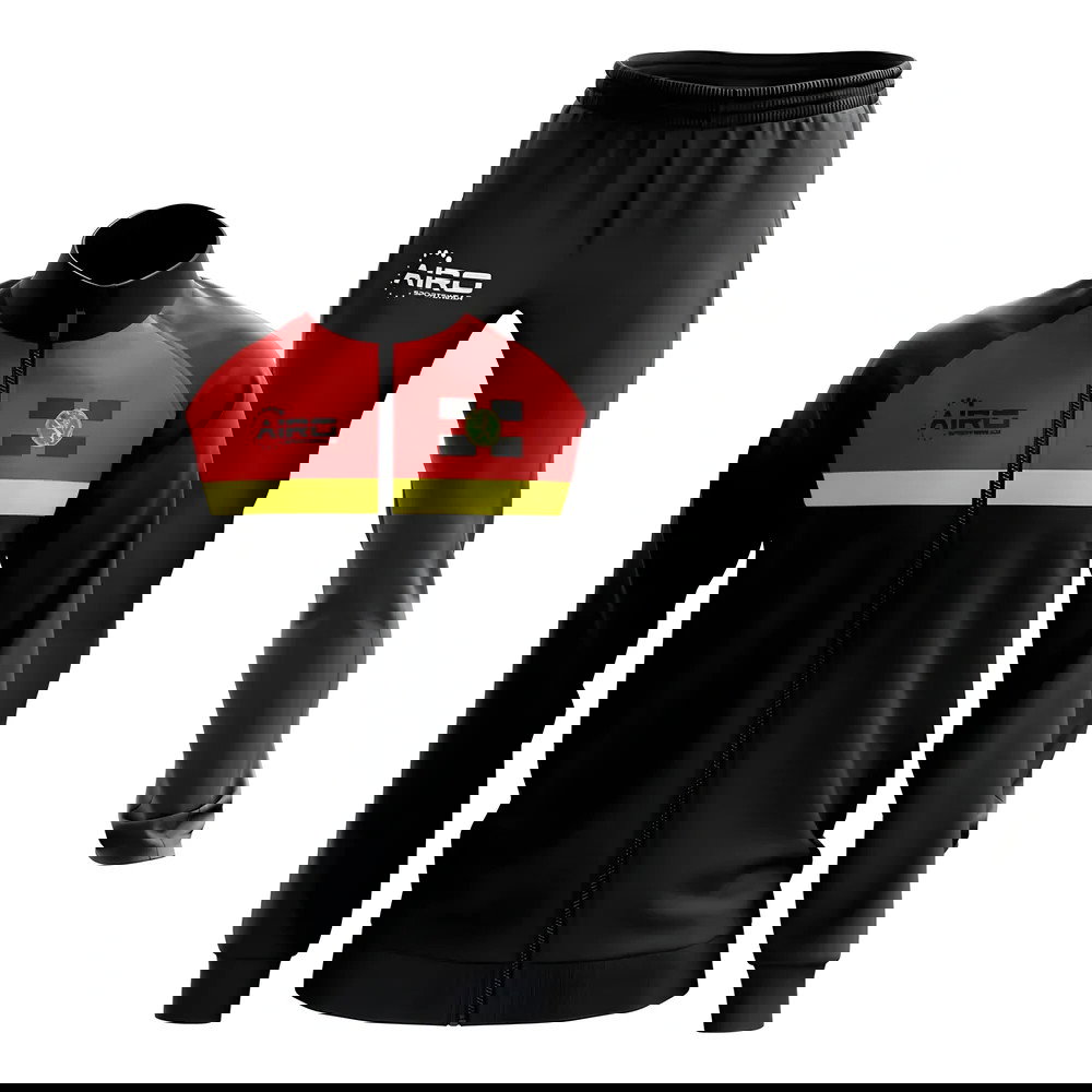 Alderney Concept Football Tracksuit (Black)