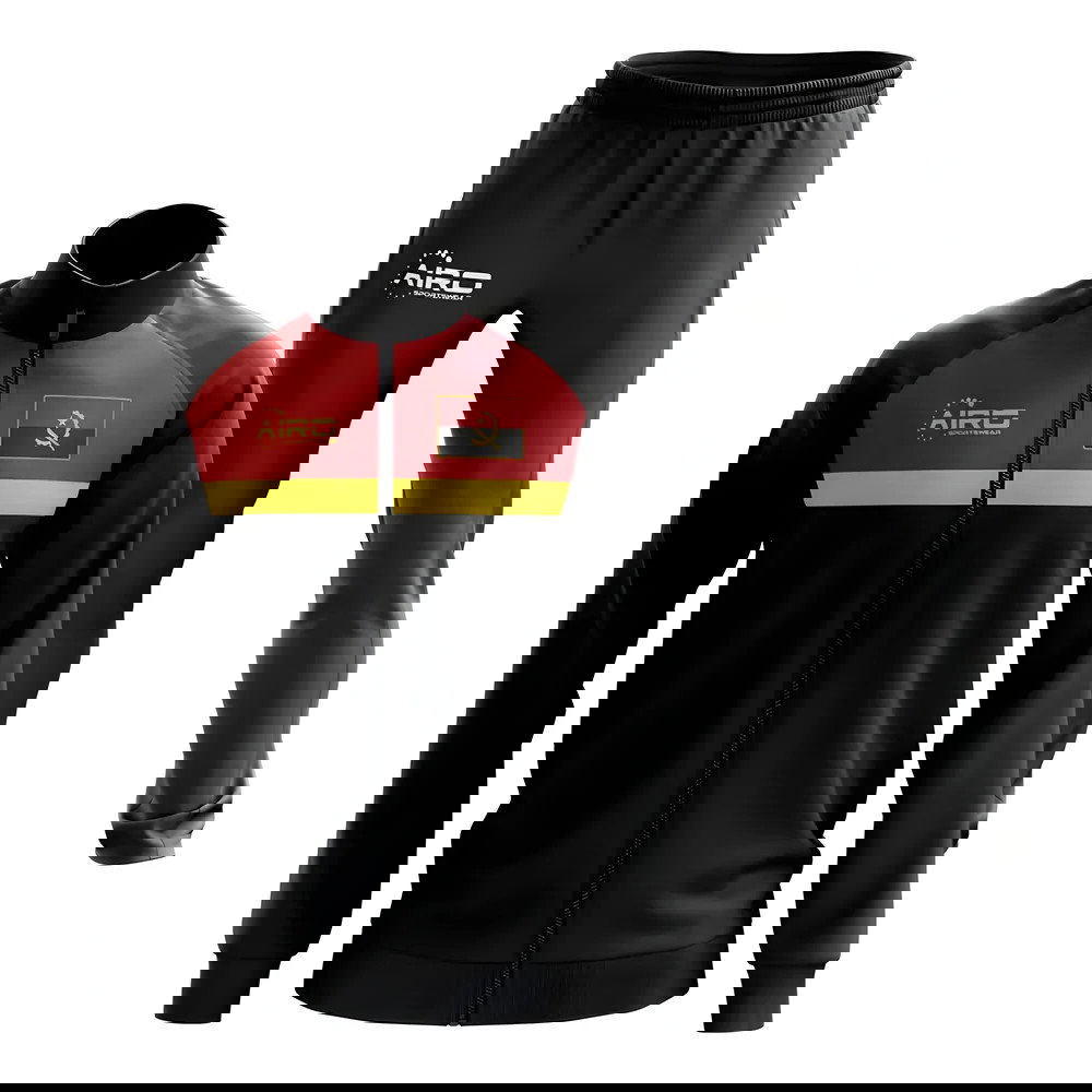 Angola Concept Football Tracksuit (Black)