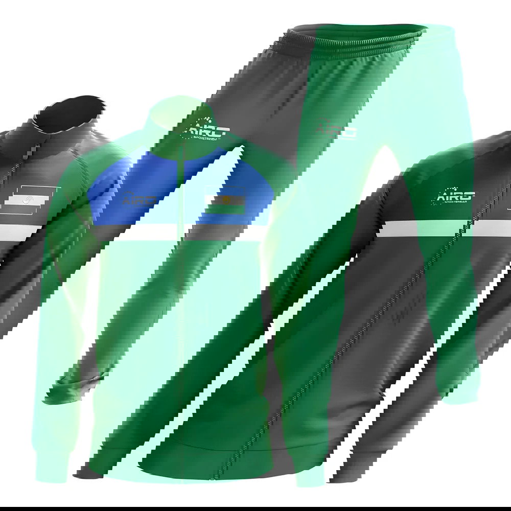 Bashkortostan Concept Football Tracksuit (Green)