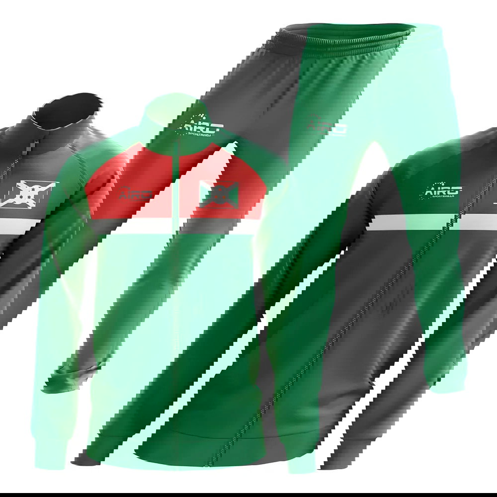 Burundi Concept Football Tracksuit (Green)