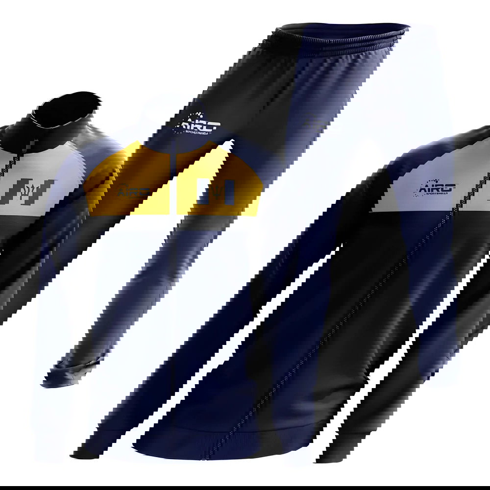 Barbados Concept Football Tracksuit (Navy)