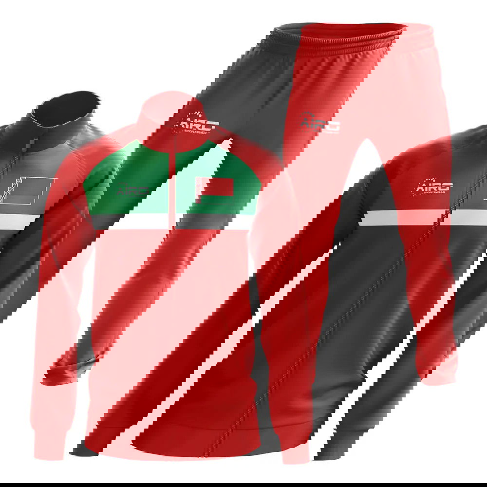 Belarus Concept Football Tracksuit (Red)