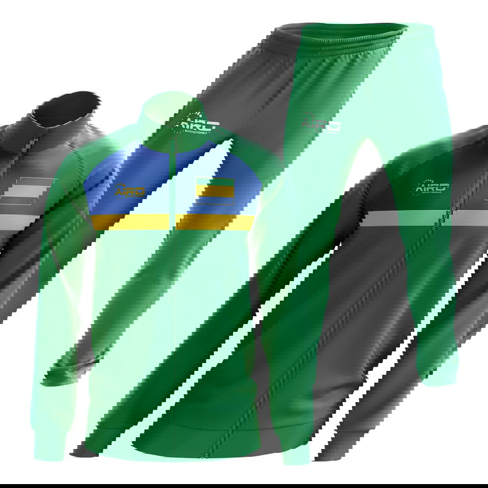 Gabon Concept Football Tracksuit (Green)