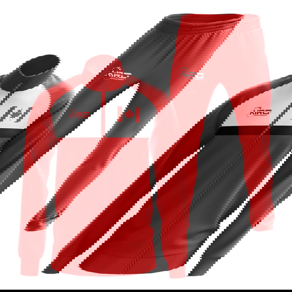 Canada Concept Football Tracksuit (Red)