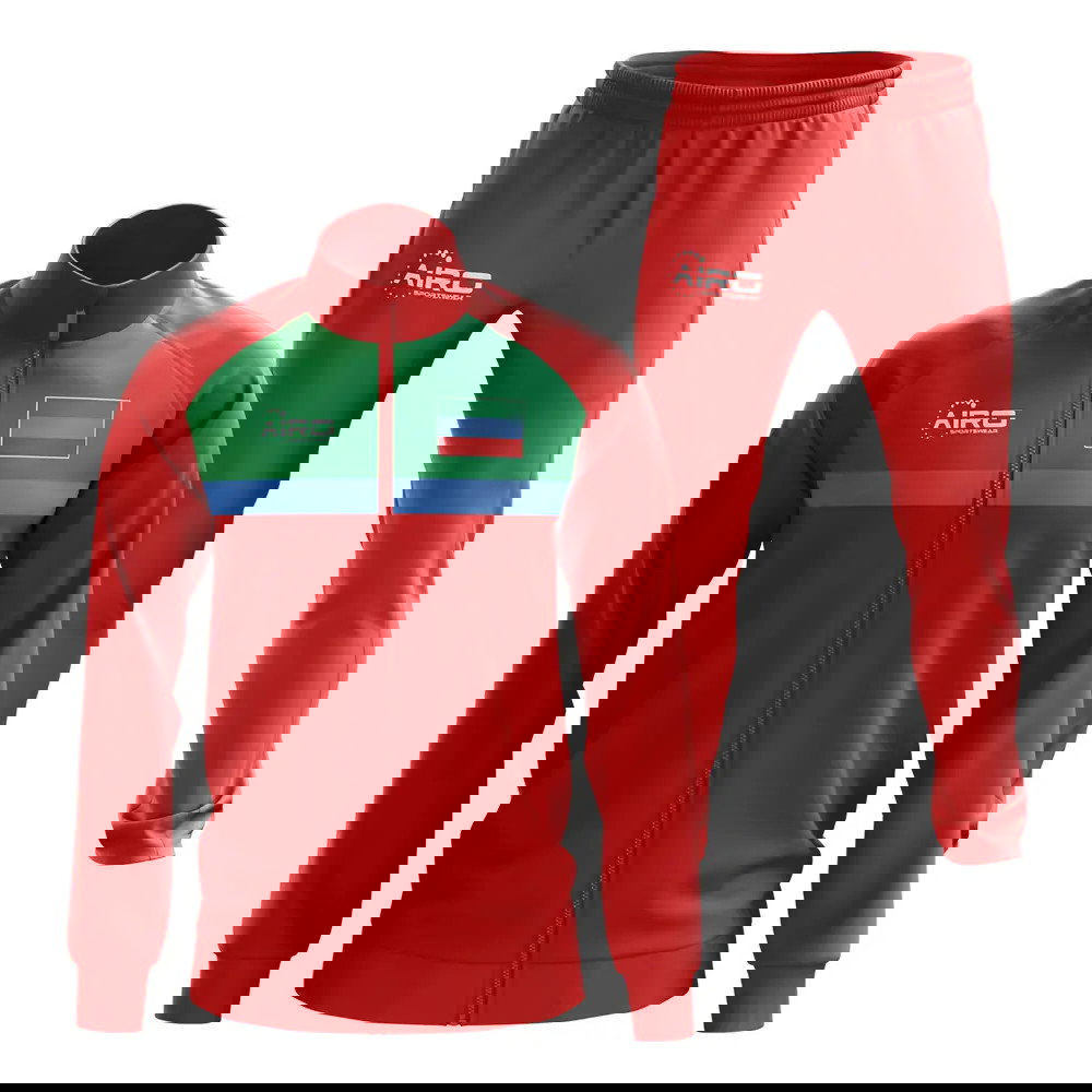 Dagestan Concept Football Tracksuit (Red)