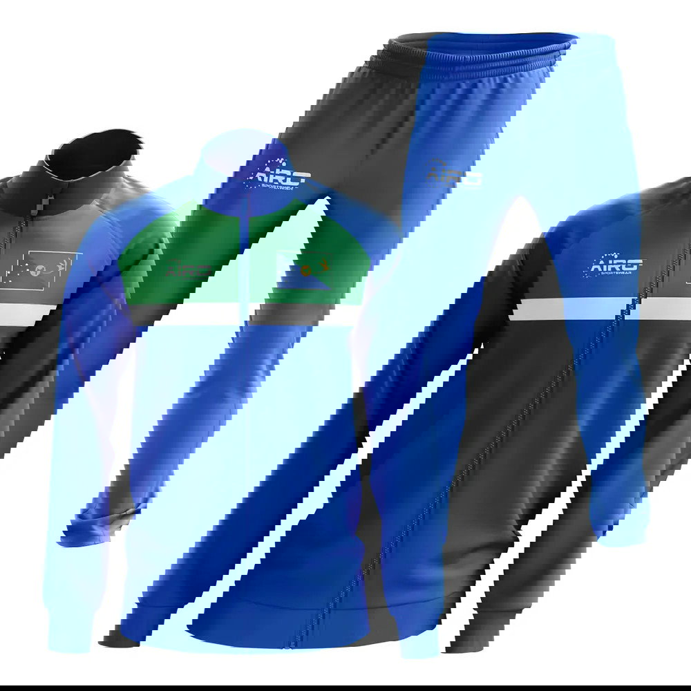 Christmas Island Concept Football Tracksuit (Royal)
