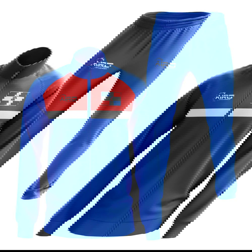 Dominican Republic Concept Football Tracksuit (Royal)