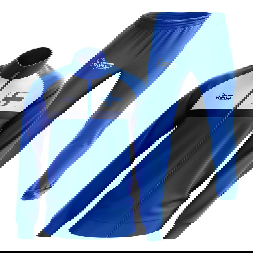 Finland Concept Football Tracksuit (Royal)