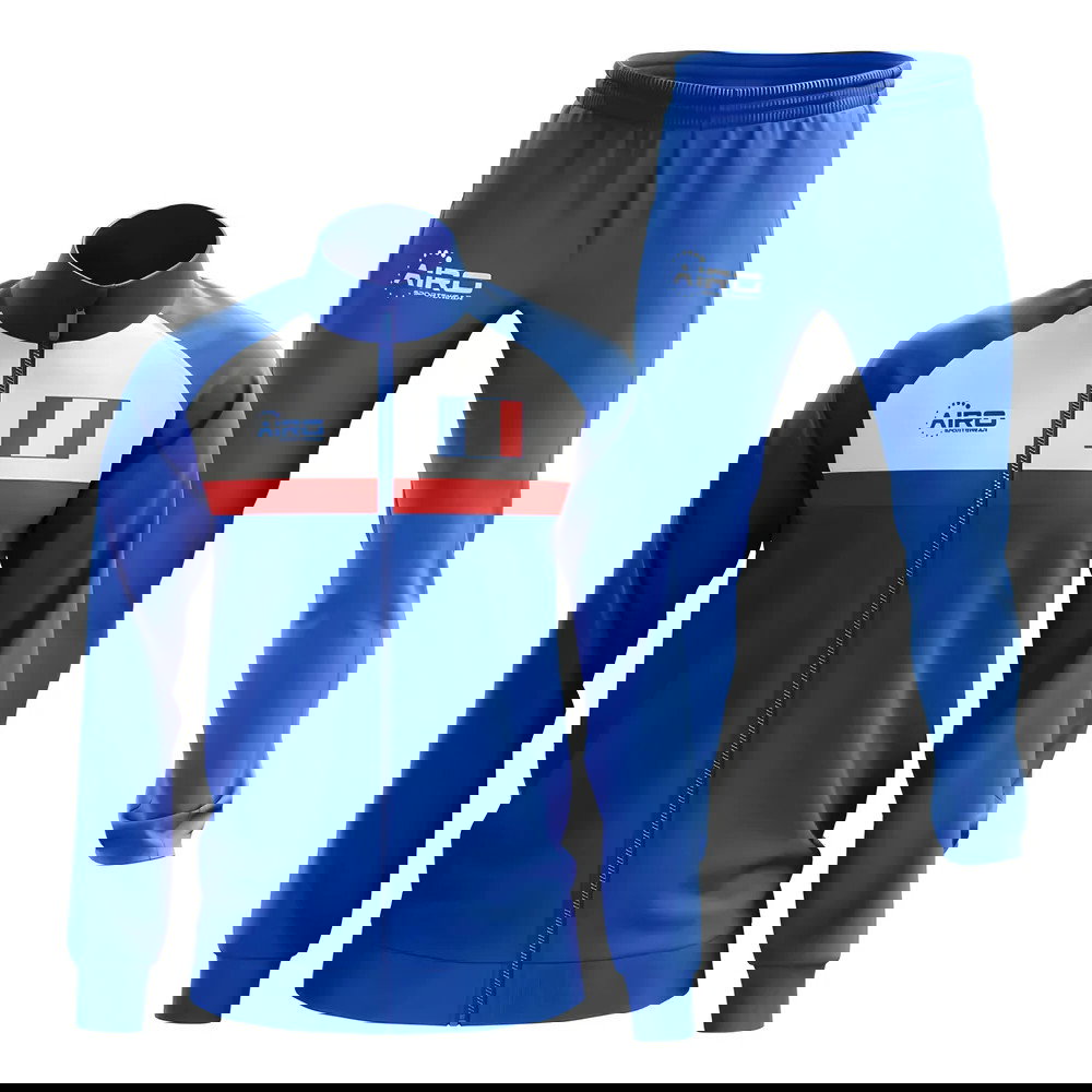 France Concept Football Tracksuit (Royal)