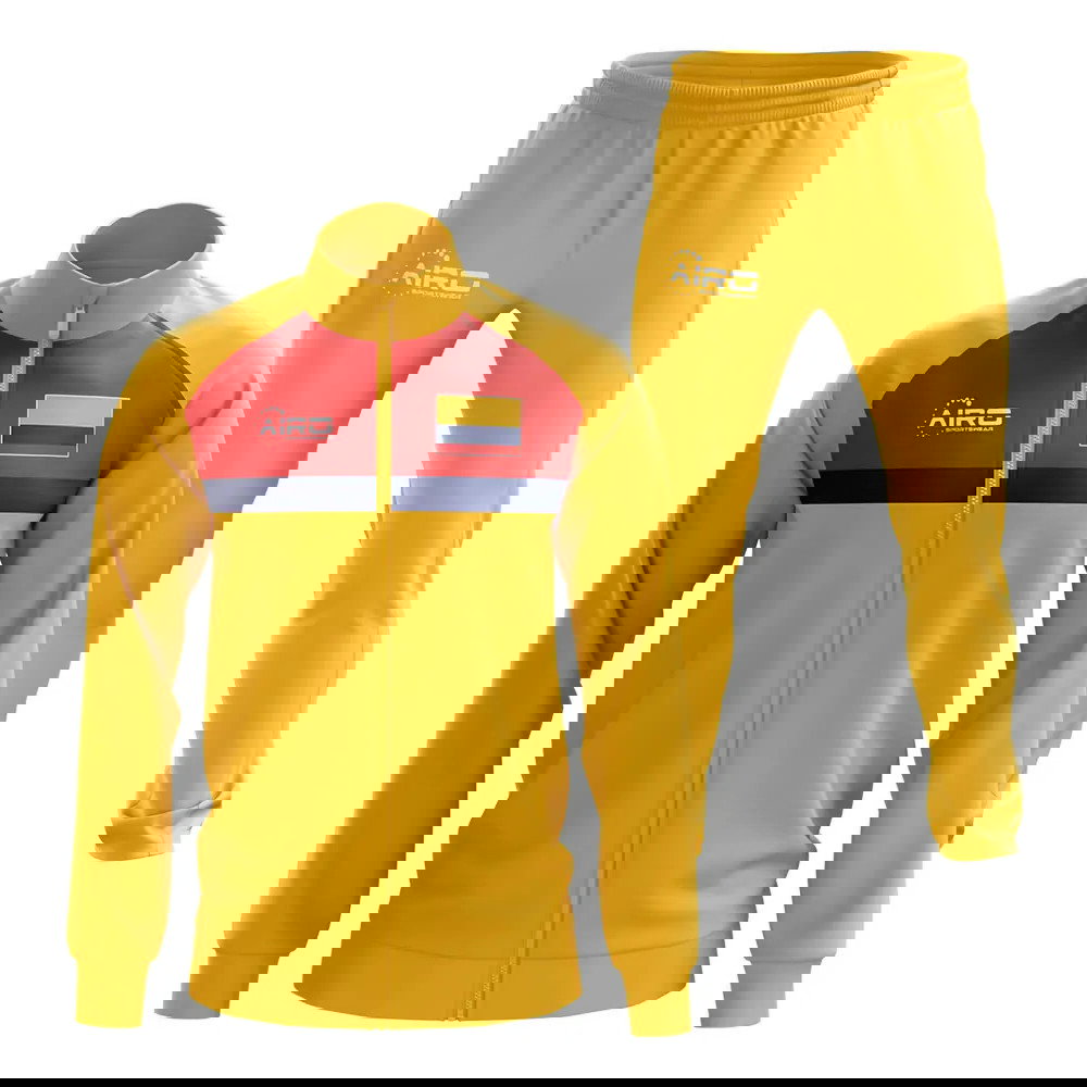 Colombia Concept Football Tracksuit (Yellow)