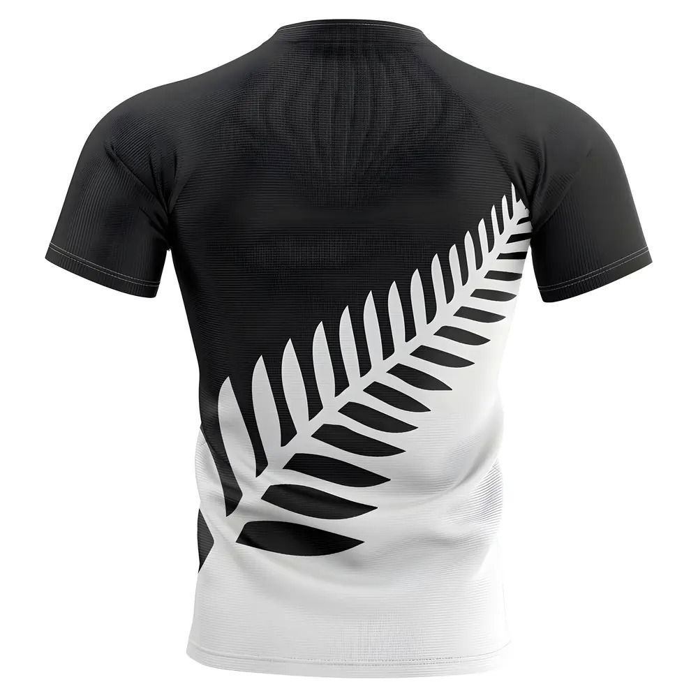 2025-2026 New Zealand All Blacks Fern Concept Rugby Shirt