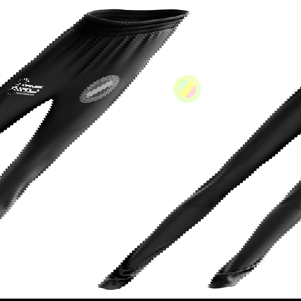 Congo Republic Concept Football Training Pants (Black)