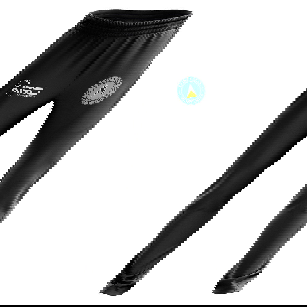 Saint Lucia Concept Football Training Pants (Black)