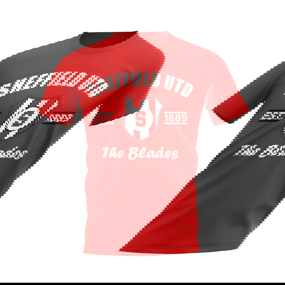 Sheffield United Established Football T-Shirt (Red)