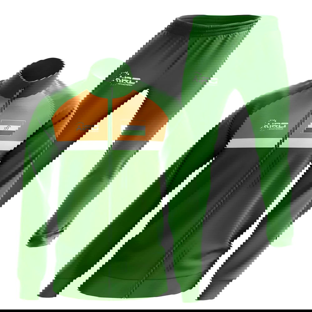 India Concept Football Tracksuit (Green)