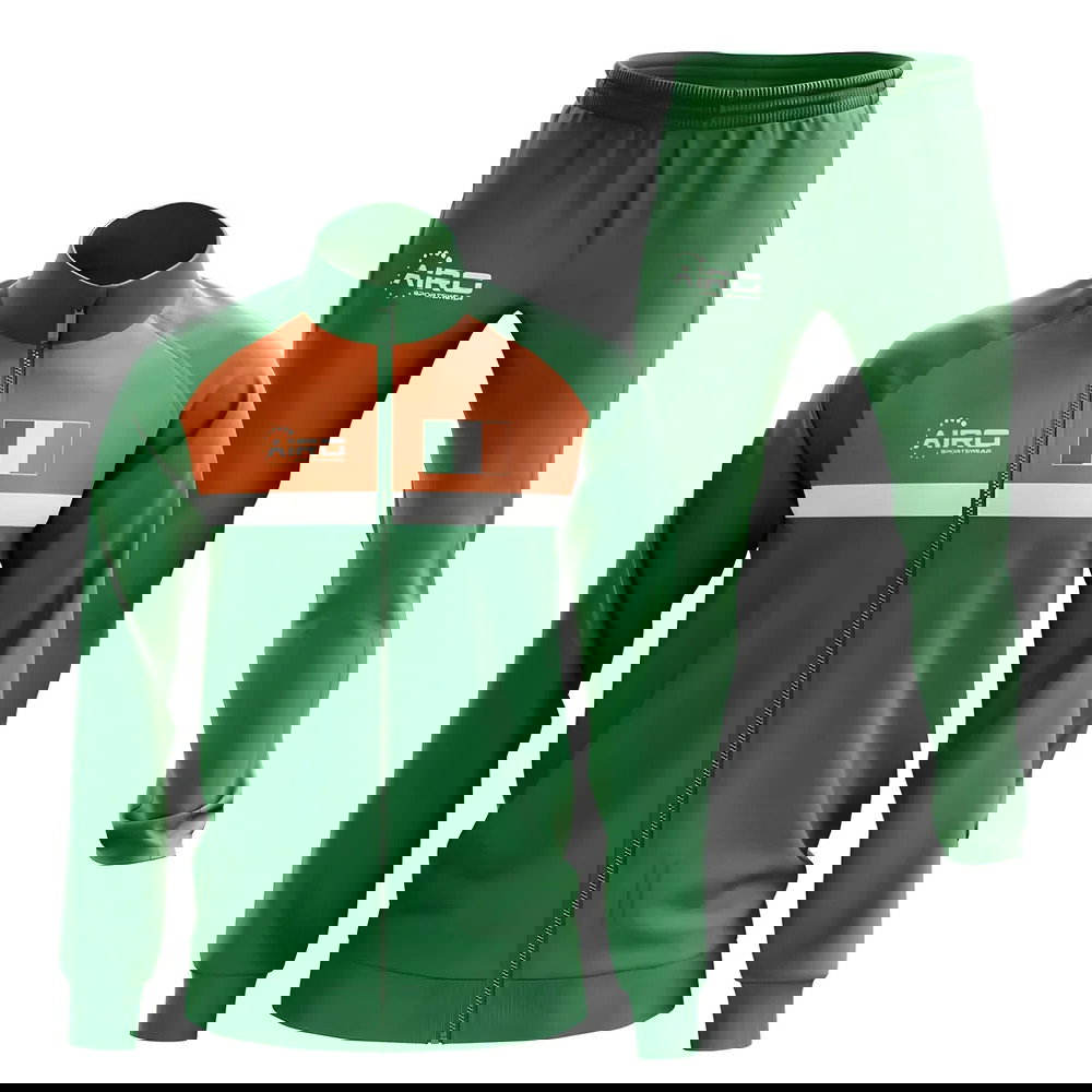 Ireland Concept Football Tracksuit (Green)