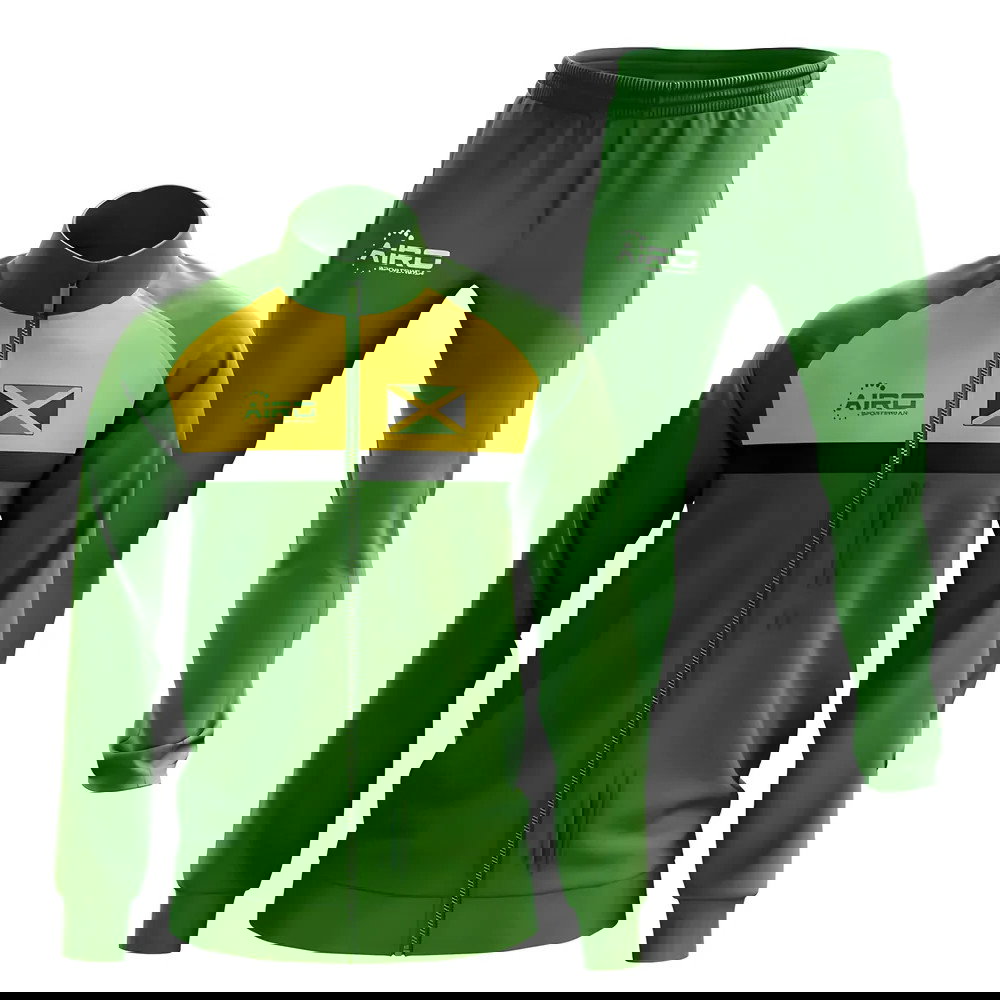 Jamaica Concept Football Tracksuit (Green)