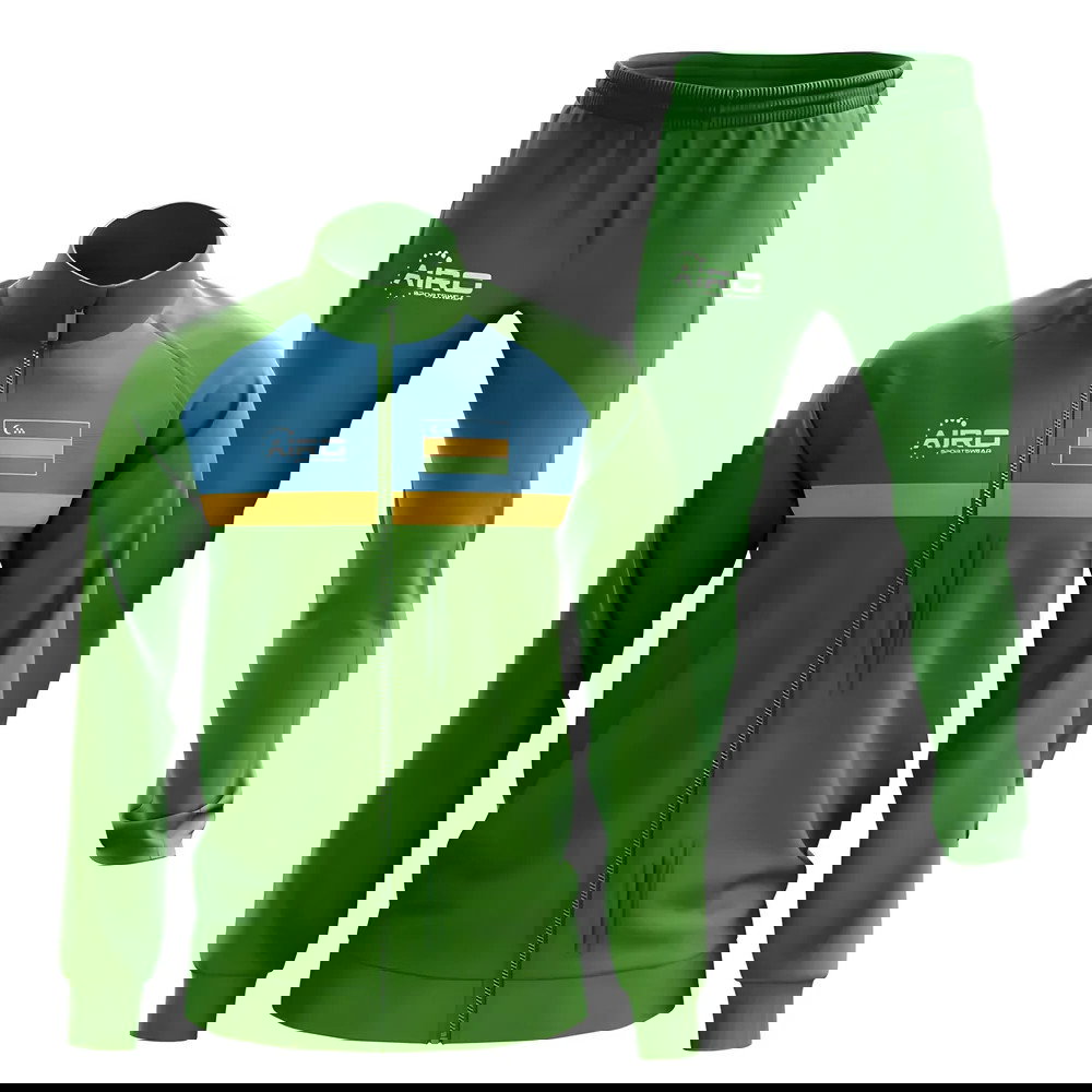 Karakalpakstan Concept Football Tracksuit (Green)