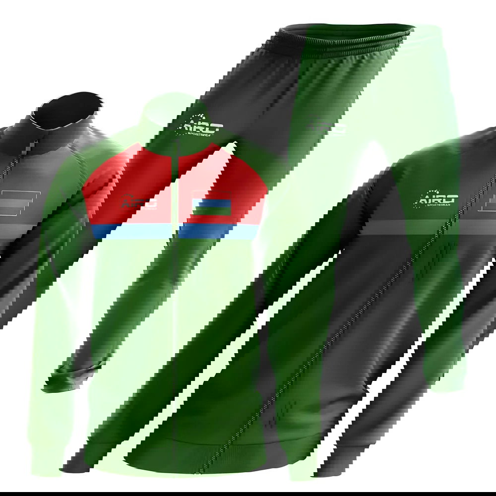 Karelia Concept Football Tracksuit (Green)