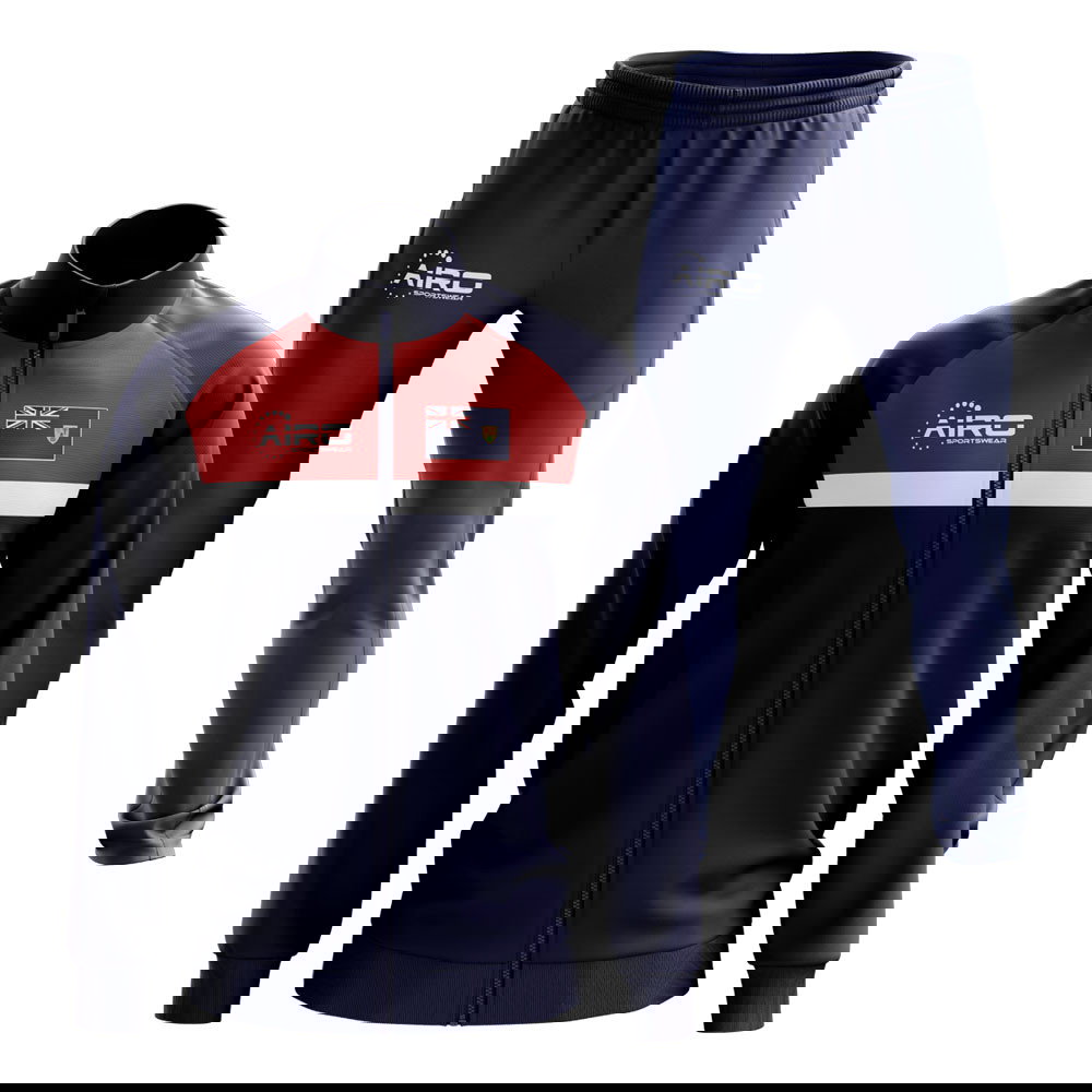 Turks and Caicos Concept Football Tracksuit (Navy)