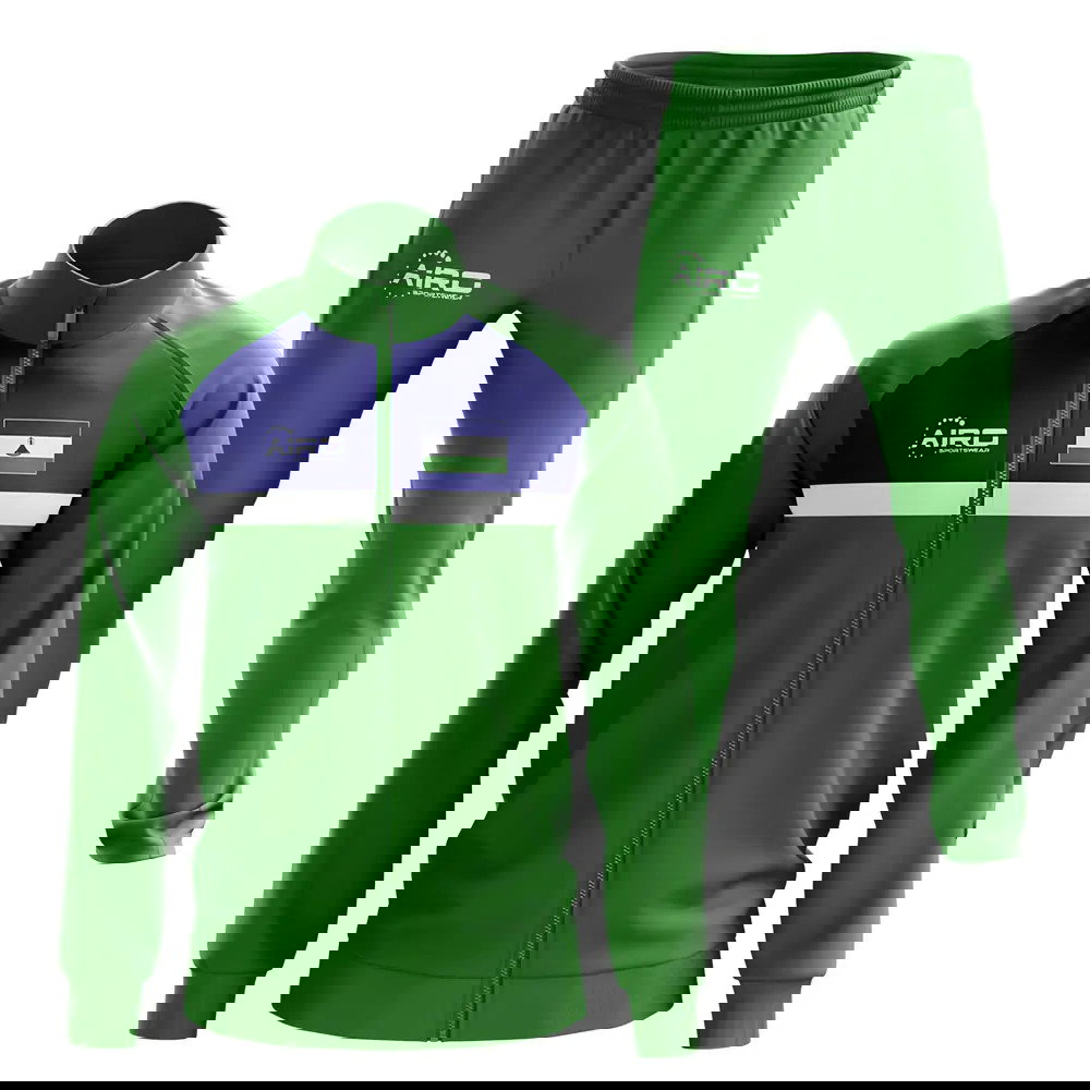 Lesotho Concept Football Tracksuit (Green)