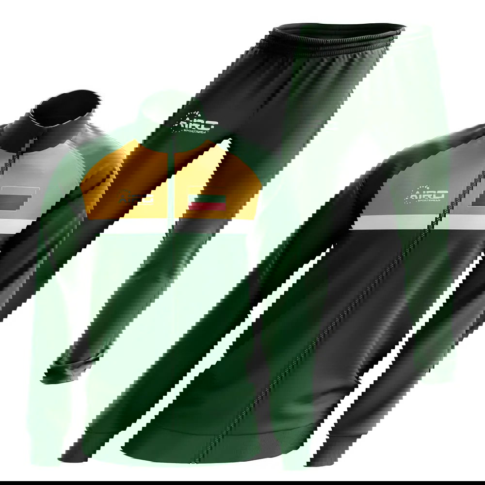 Lithuania Concept Football Tracksuit (Green)