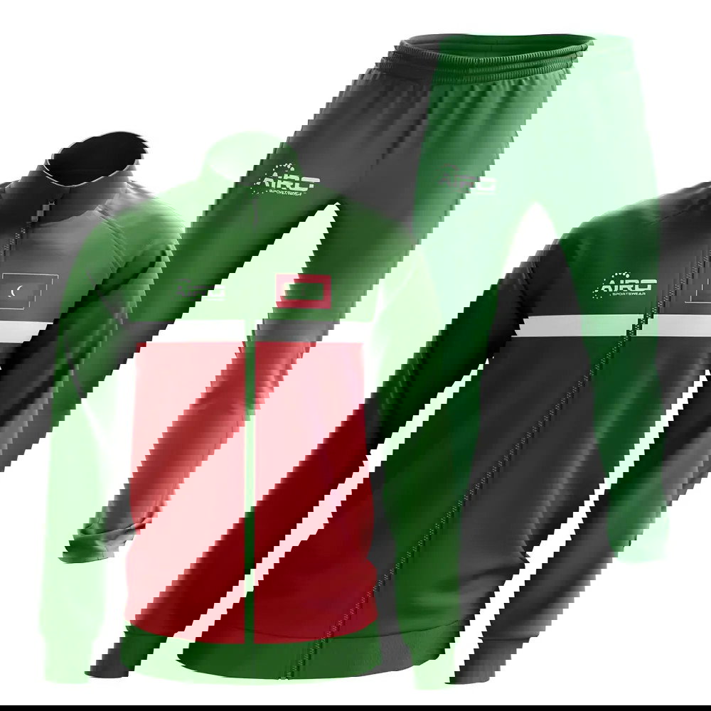 Maldives Concept Football Tracksuit (Green)