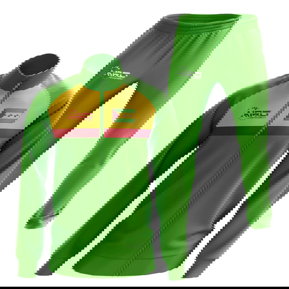 Sao Tome Concept Football Tracksuit (Green)