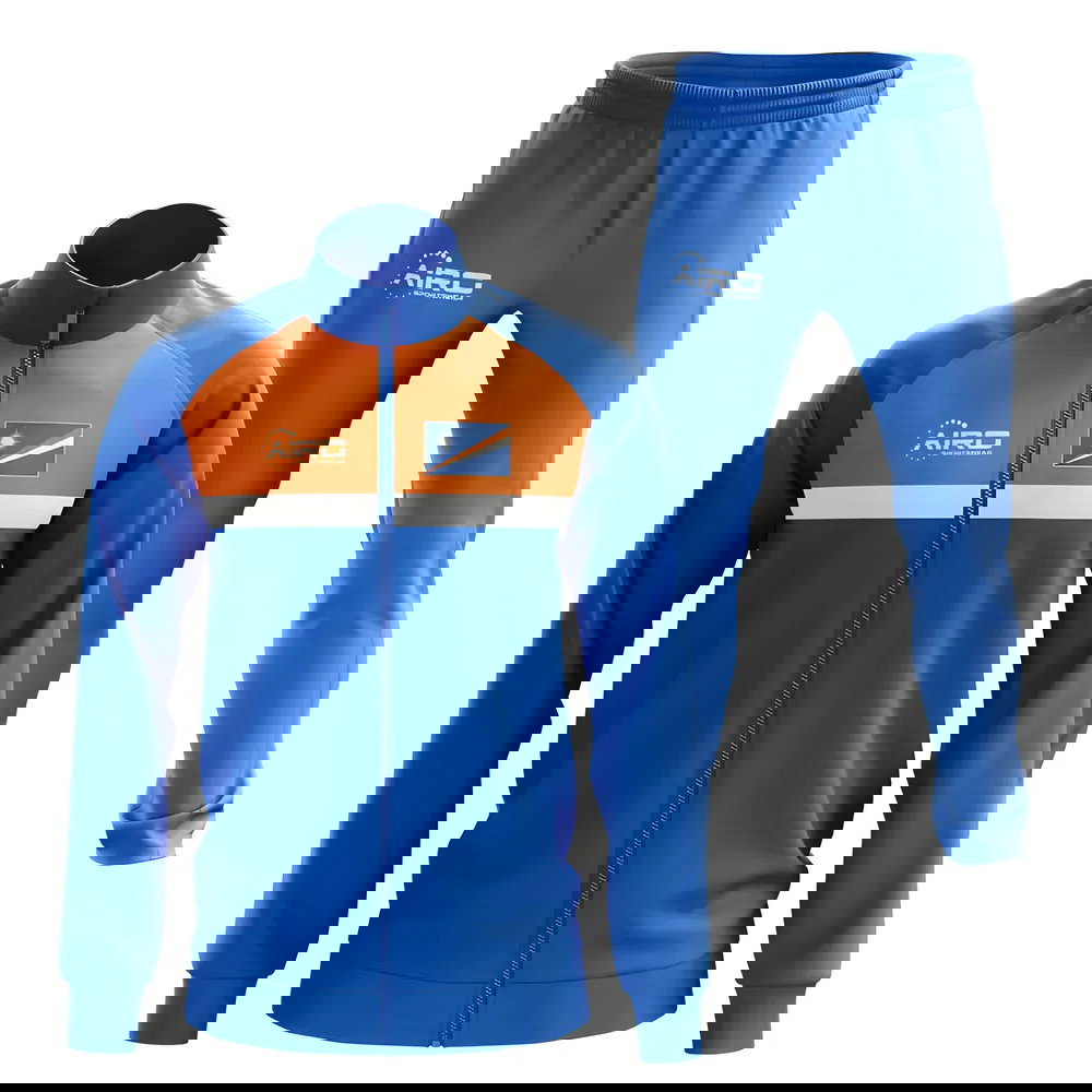 Marshall Islands Concept Football Tracksuit (Blue)