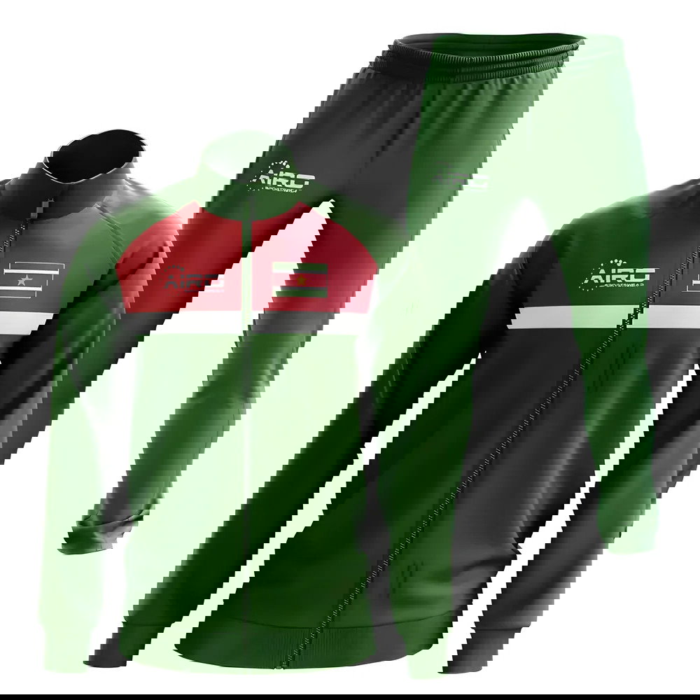 Suriname Concept Football Tracksuit (Green)