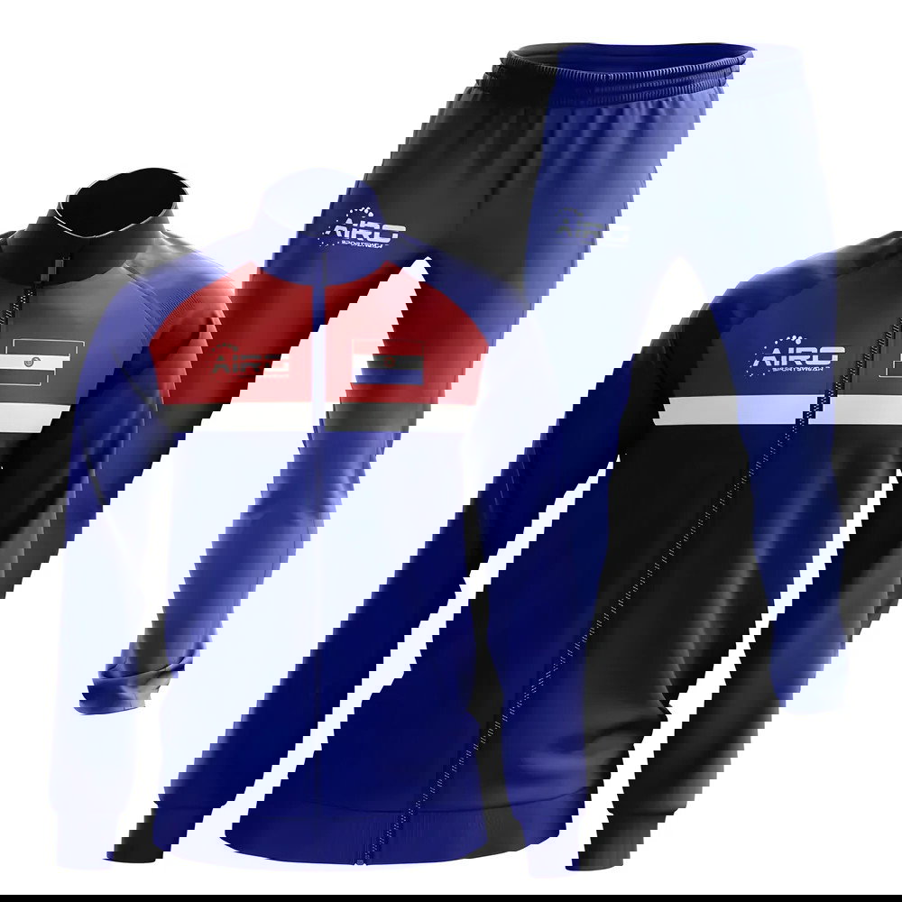 Paraguay Concept Football Tracksuit (Blue)