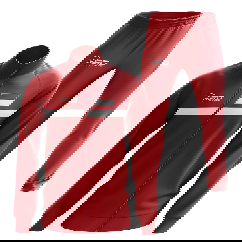 Indonesia Concept Football Tracksuit (Red)