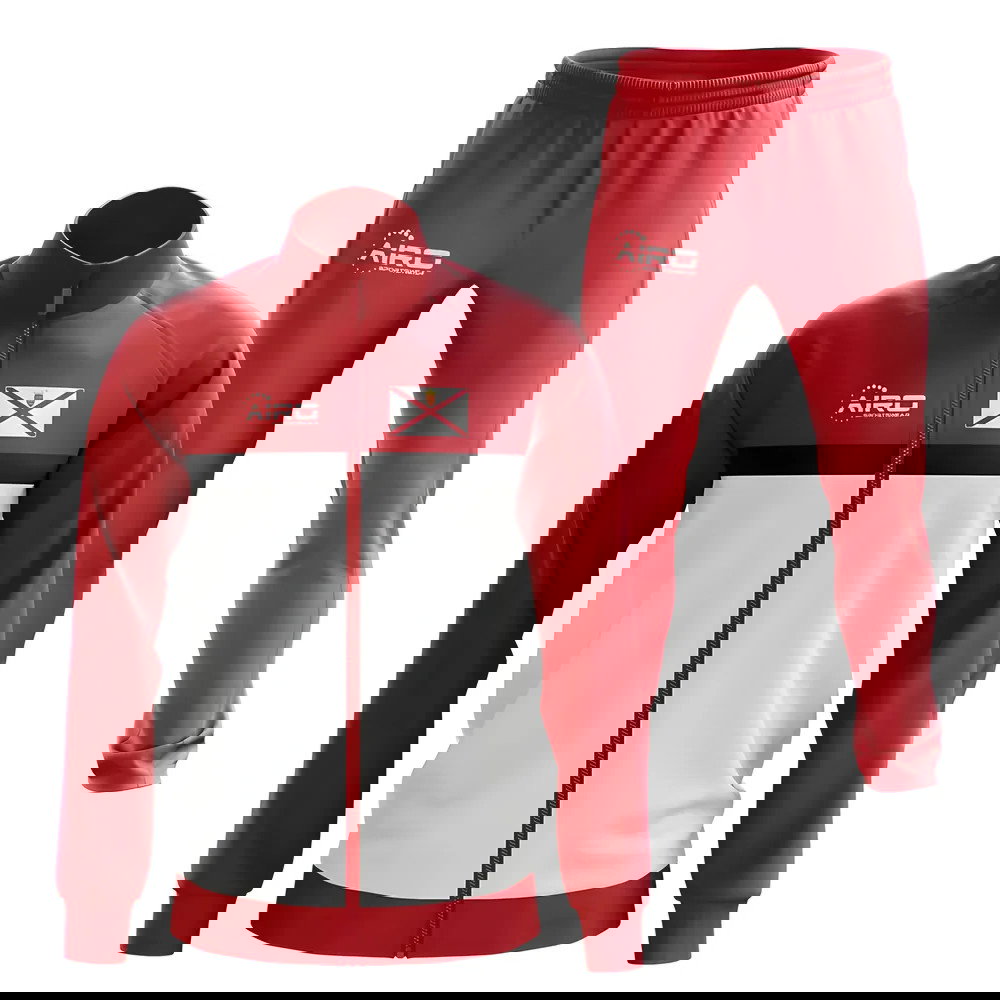 Jersey Concept Football Tracksuit (Red)