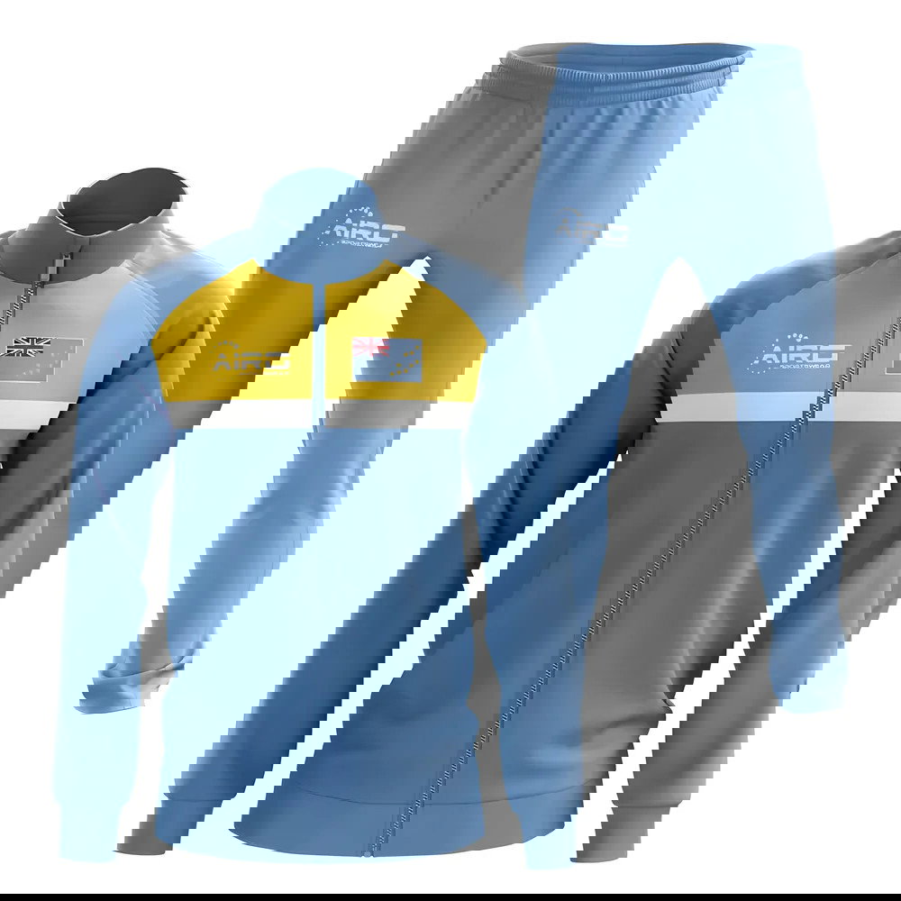 Tuvalu Concept Football Tracksuit (Sky)