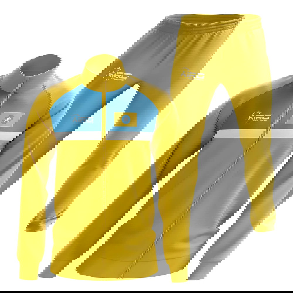 Kalmykia Concept Football Tracksuit (Yellow)