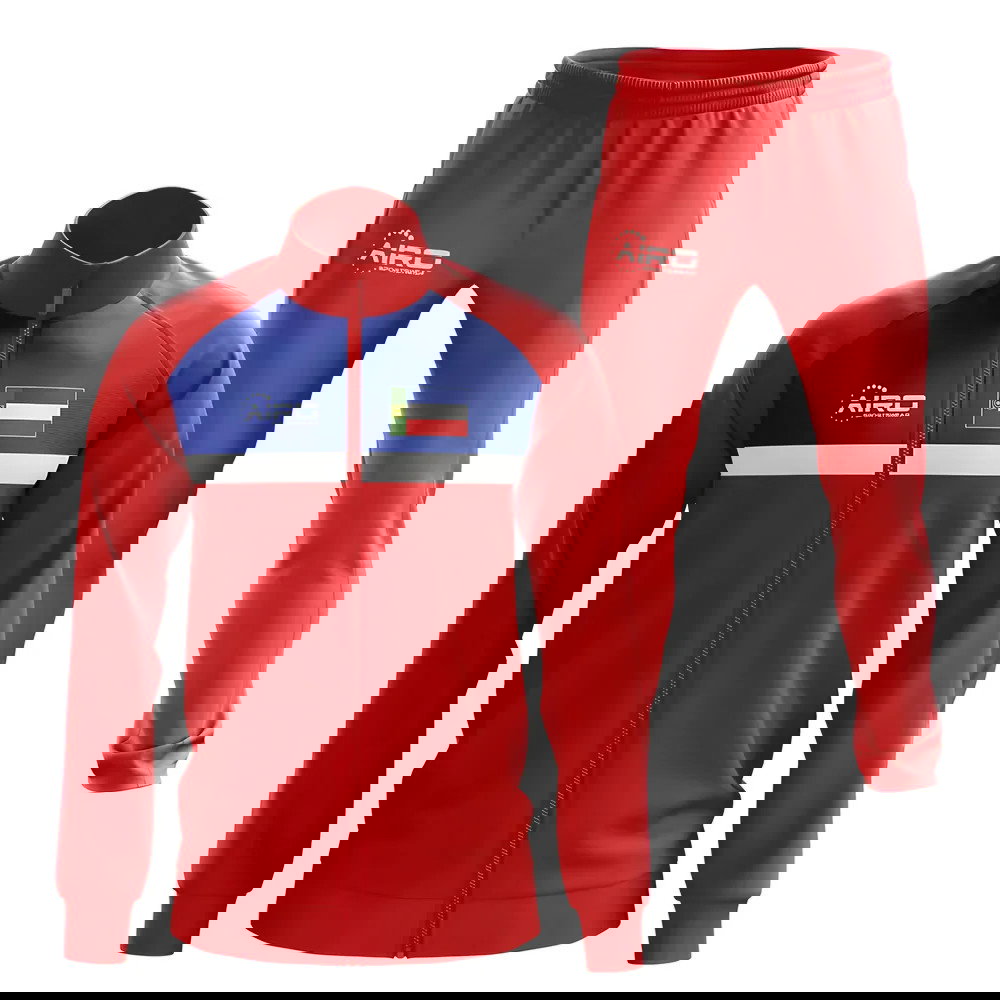 Khakassia Concept Football Tracksuit (Red)