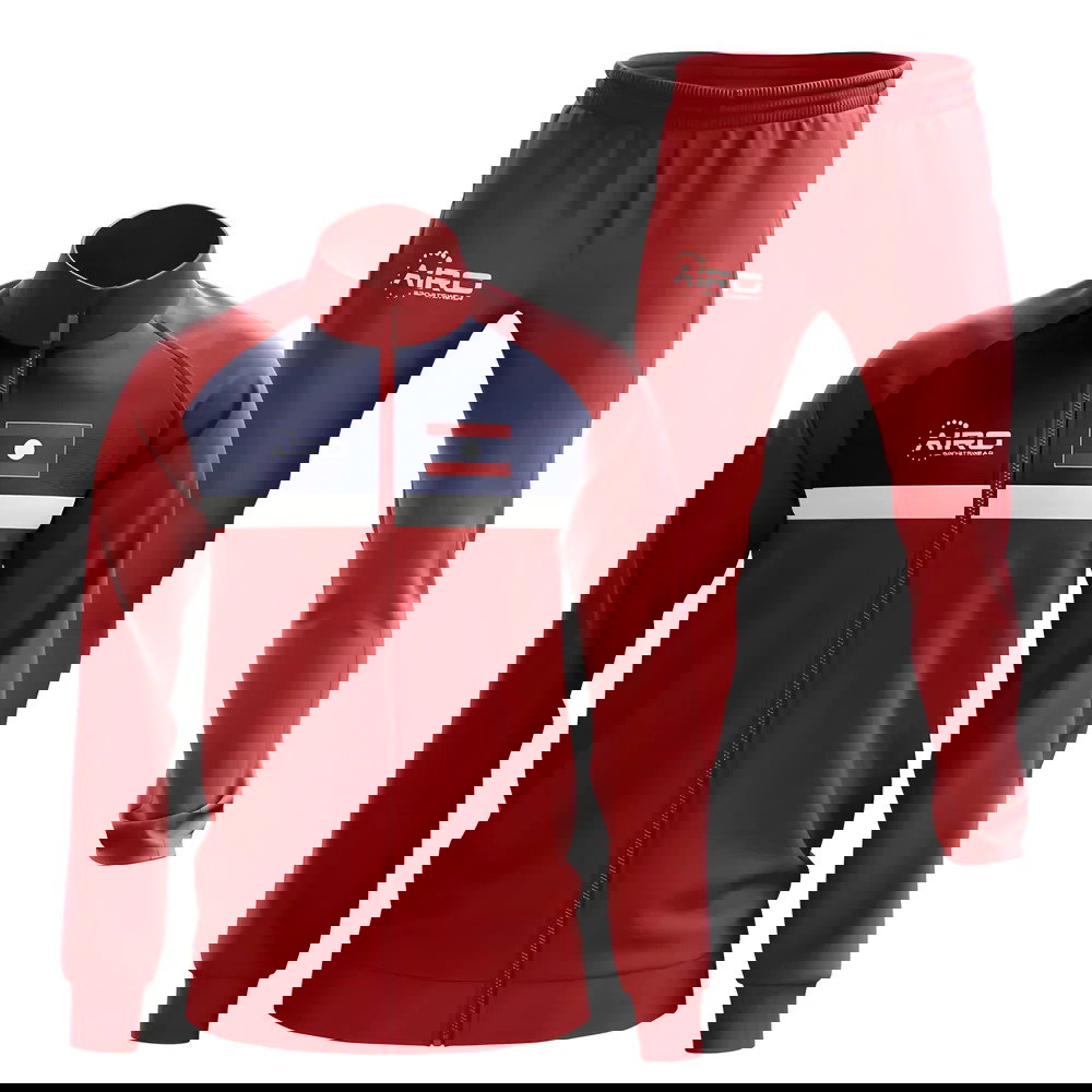 Laos Concept Football Tracksuit (Red)