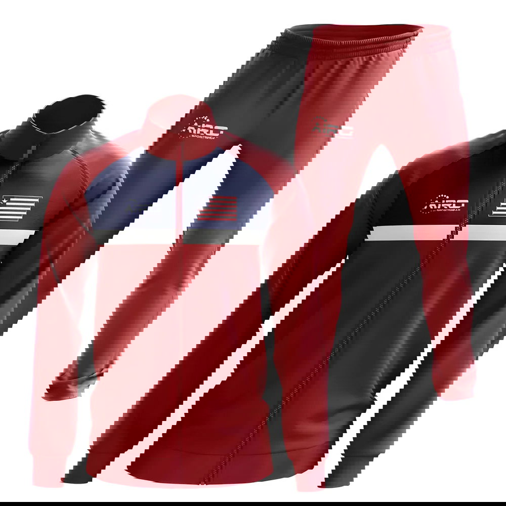 Liberia Concept Football Tracksuit (Red)