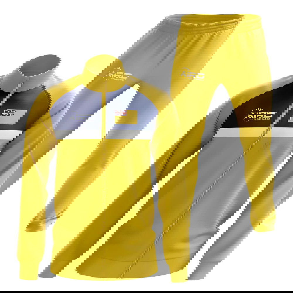 Niue Concept Football Tracksuit (Yellow)