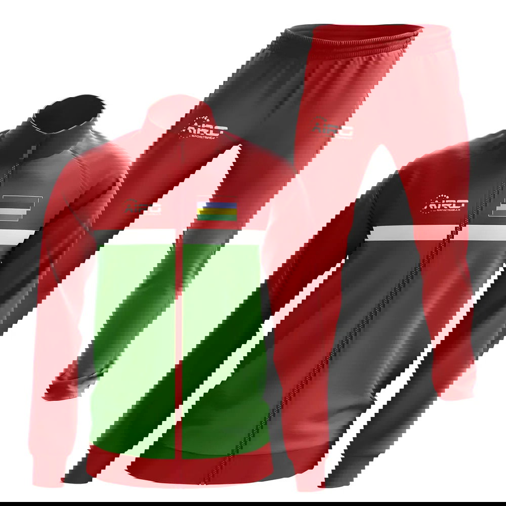 Mauritius Concept Football Tracksuit (Red)