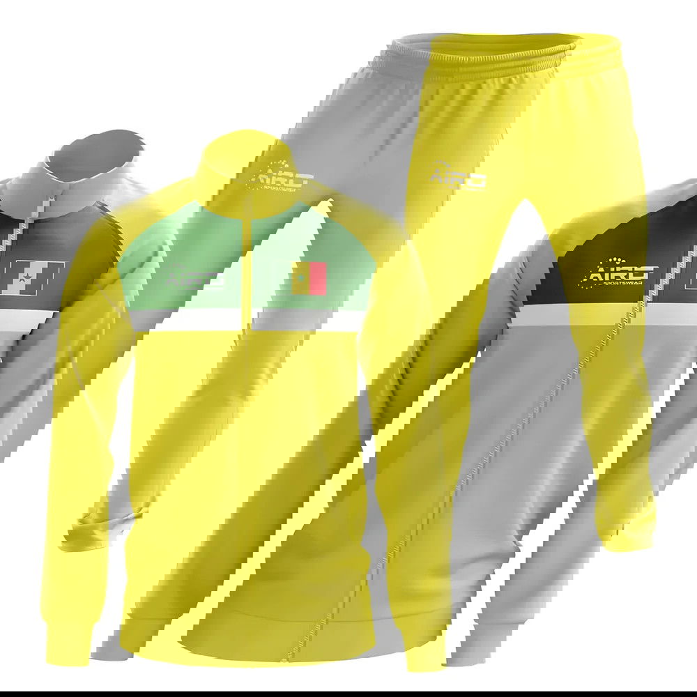 Senegal Concept Football Tracksuit (Yellow)