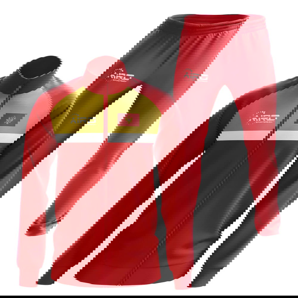 Montenegro Concept Football Tracksuit (Red)